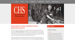 Desktop Screenshot of constructionhistory.co.uk